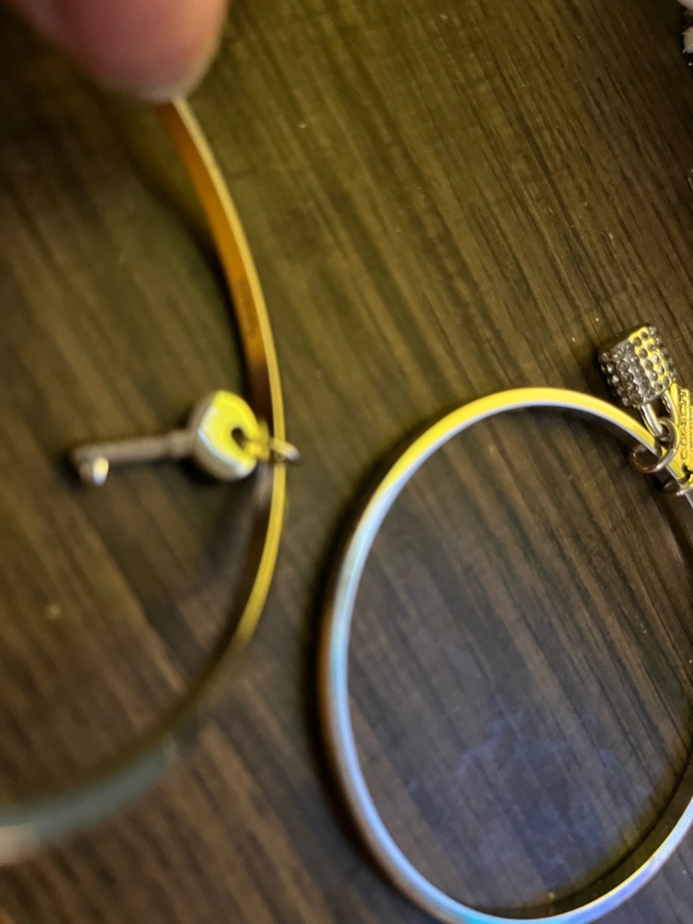Coach Lock and Key Bangle Set - Picture 5 of 10